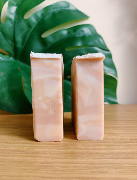 Purify soap bar made with french pink clay