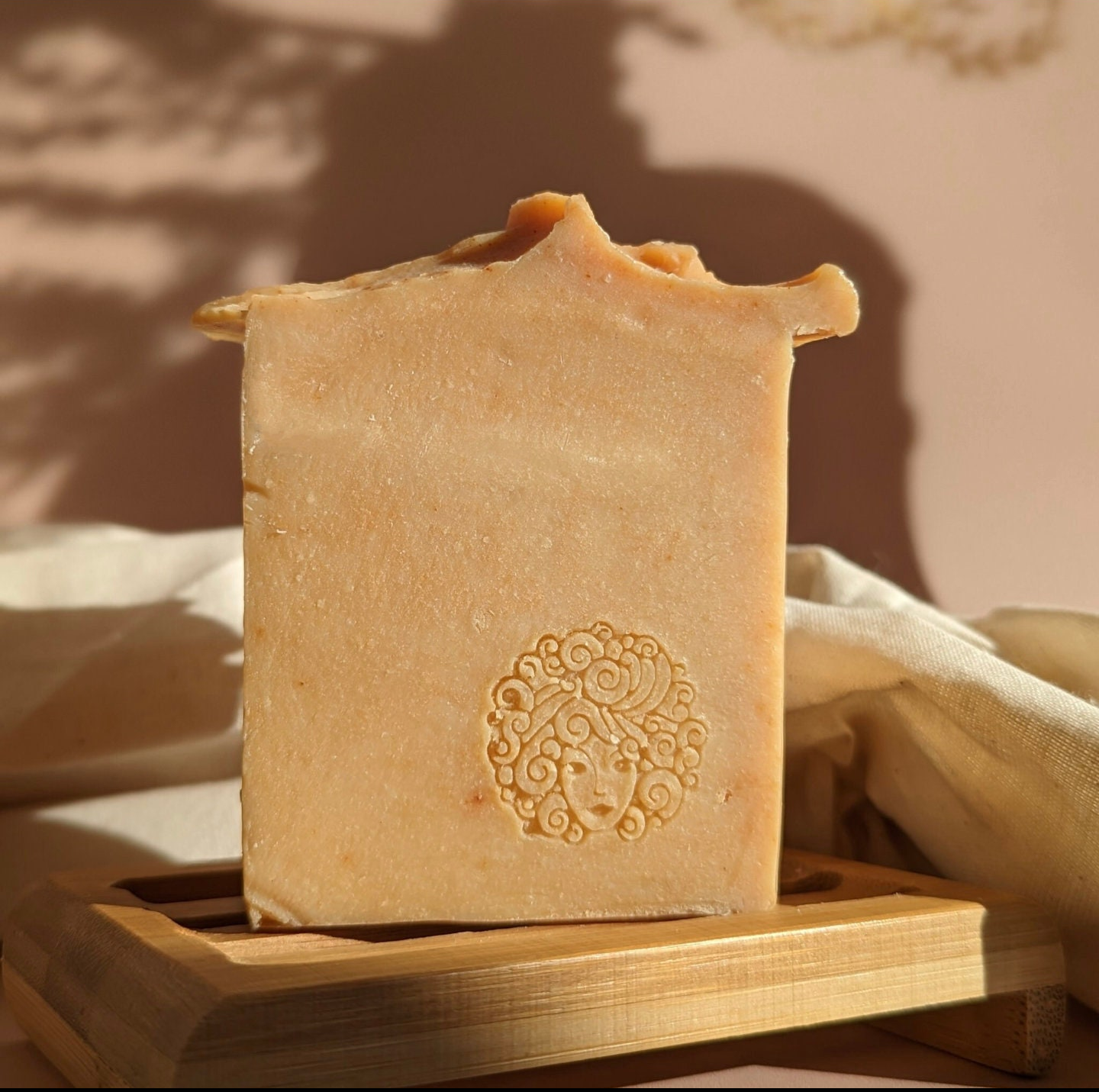 Radiate soap bar made with turmeric and colloidal oats